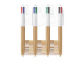 1061 - Stylo-bille BIC&reg; 4 Couleurs Wood Style