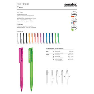 2904  Stylo à bille super HIT 24H