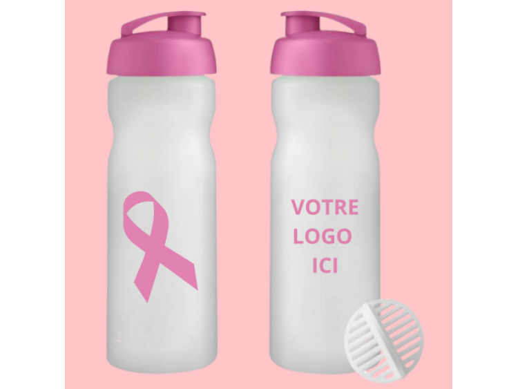 Bouteille de sport 650 ml Octobre Rose - PF21070341