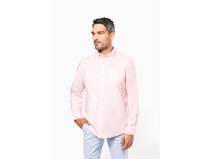 Chemise Oxford manches longues homme  K533