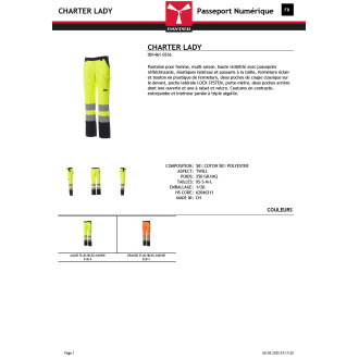 Femme  CHARTER LADY