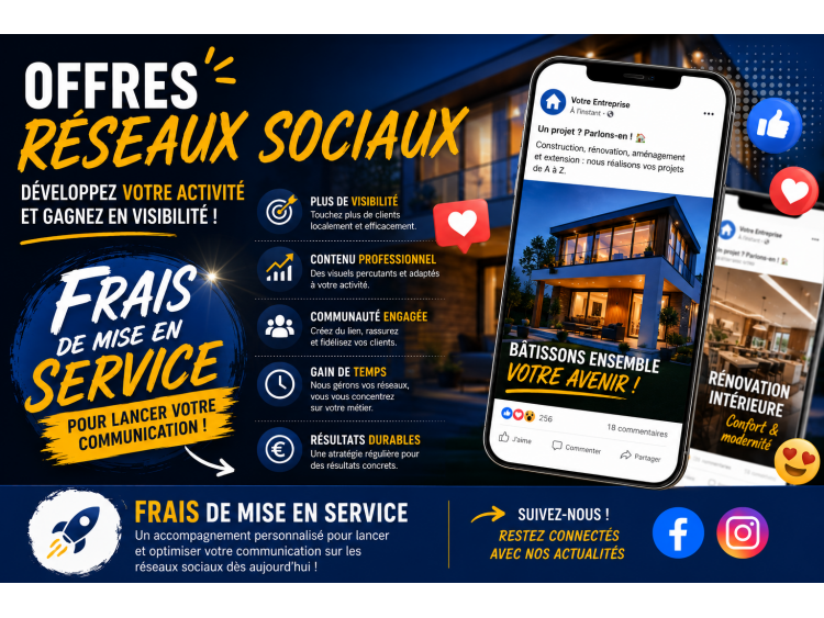 Frais de mise en service