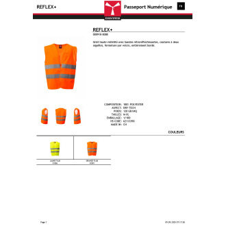 Gilet réfléchissant  REFLEX 