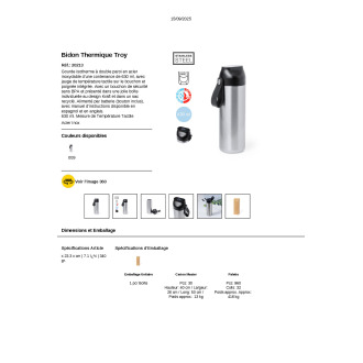 Gourde Thermique Troy  20213