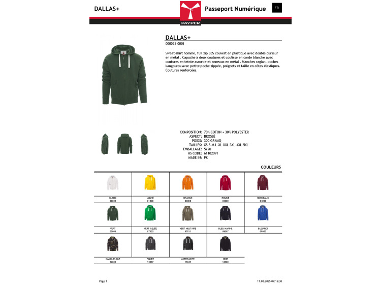 Homme - DALLAS +