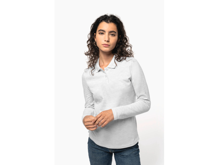 K244 - Polo manches longues homme