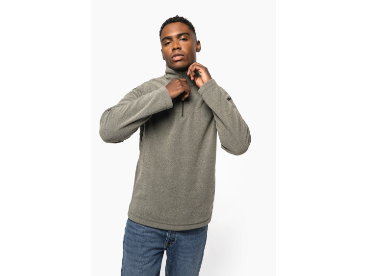K912 - Micropolaire col zipp&eacute; homme