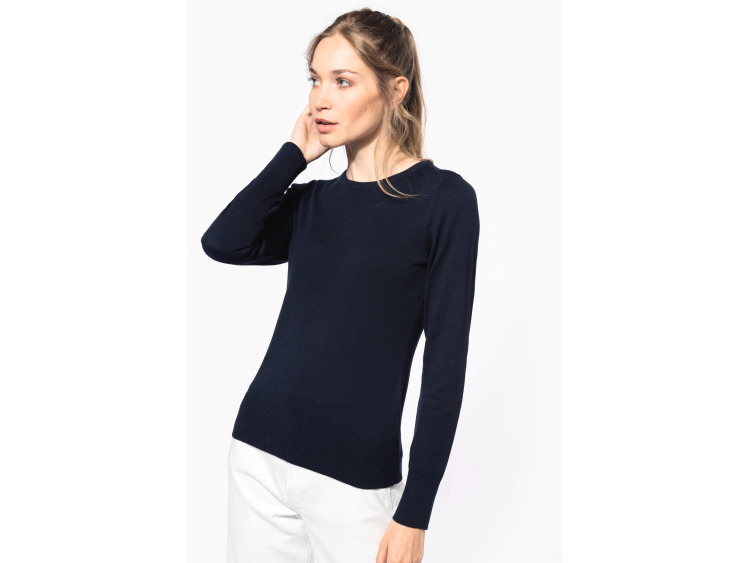 K968 - Pull col rond femme