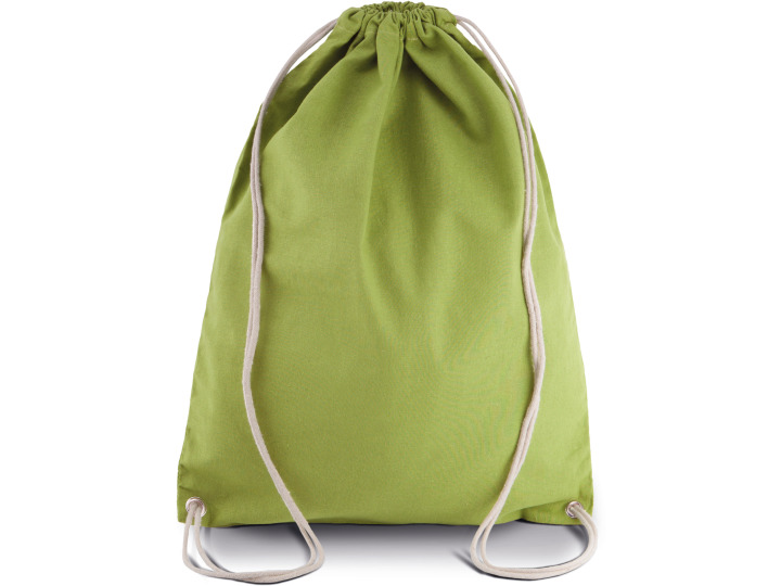 KI0125  Sac à dos en coton avec cordelettes