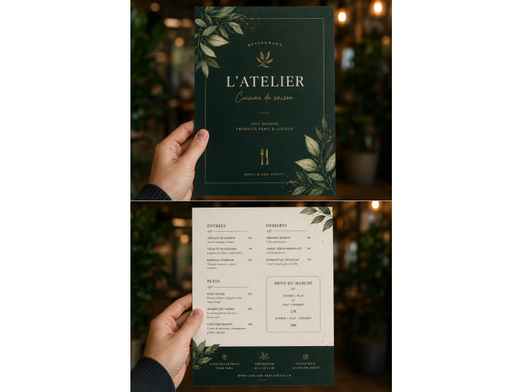 Menu simple