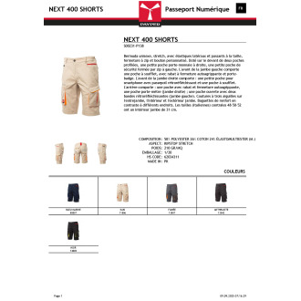 NEXT 400 SHORTS  Bermuda strech