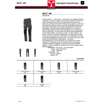 Pantalon multi saison stretch  NEXT 4W