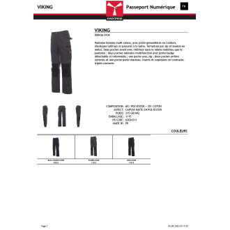 Pantalon multi saison  VIKING