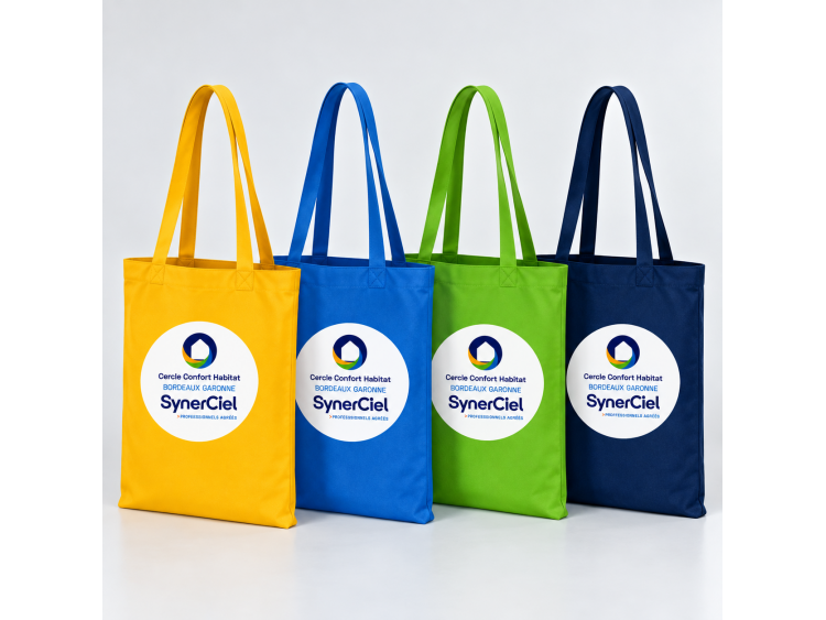PF120181 - Tote-bag coton 7L - Quadri