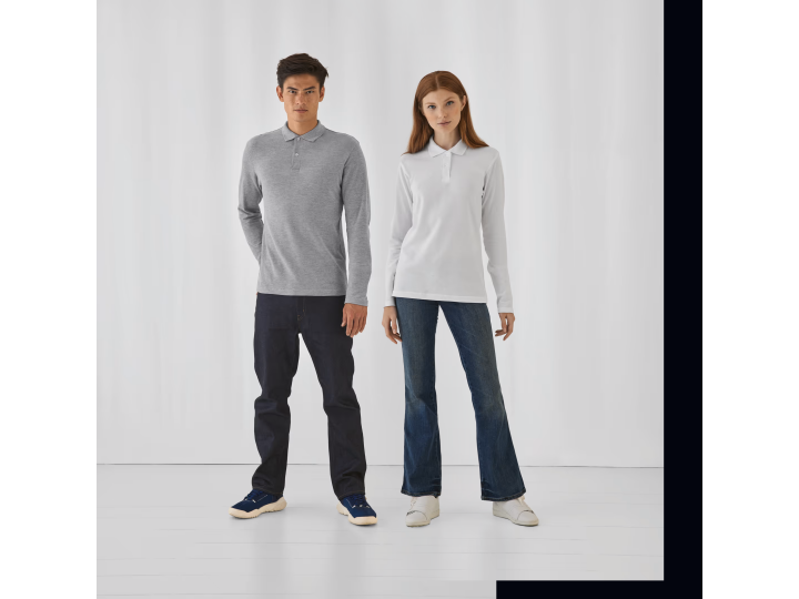 Polo classique manches longues