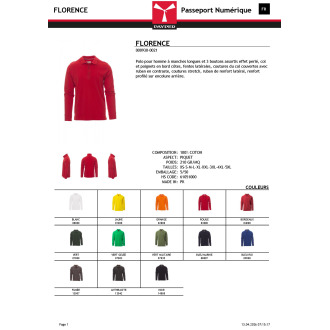 Polo manches longues  FLORENCE