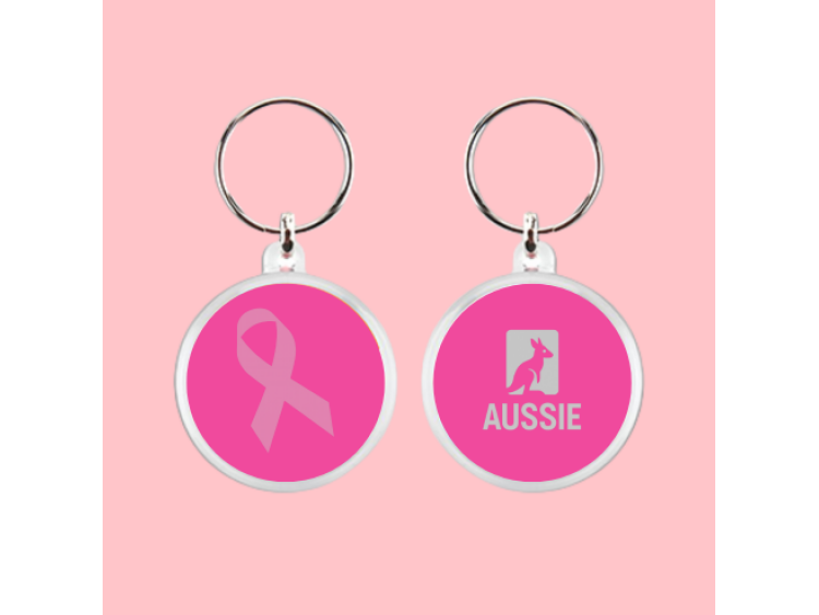 Porte clés Octobre Rose