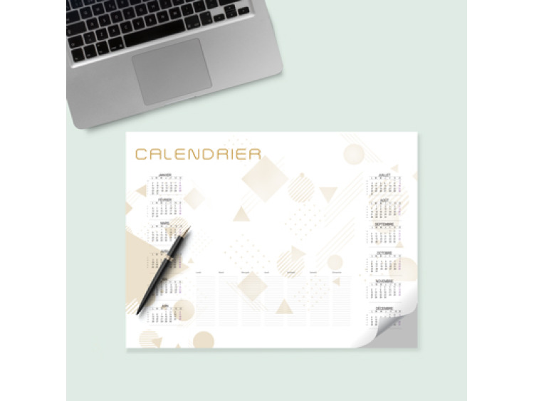 Sous-mains calendrier