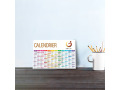 Calendrier rembordé