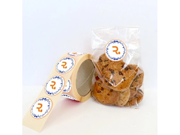 Etiquette en rouleau