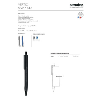 Stylo à bille VERTIC  3395