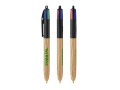 Stylo-bille BIC&reg; 4 Couleurs Wood Style - 1061
