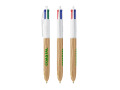 Stylo-bille BIC® 4 Couleurs Wood Style - 3460001061