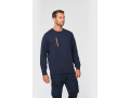 Sweat-shirt Day To Day zip poche contrastée unisexe - WK403