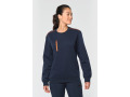 Sweat-shirt Day To Day zip poche contrastée unisexe - WK403
