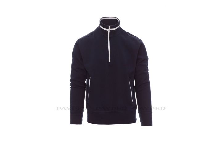Sweatshirt demi zip éclair plastique  RIO