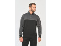 Sweat-shirt écoresponsable col zippé unisexe - WK404