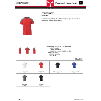 Tshirt bicolore  CORPORATE