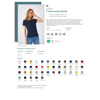 Tshirt femme E150  CGTW02T