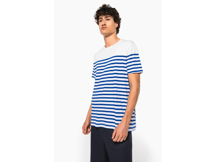 TTK3033 - T-shirt marin col rond Bio homme