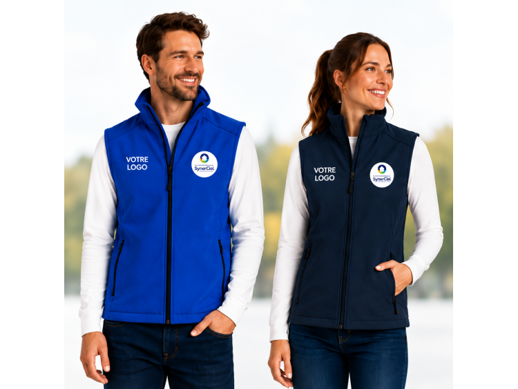 TTK423 - Bodywarmer softshell 2 couches unisexe
