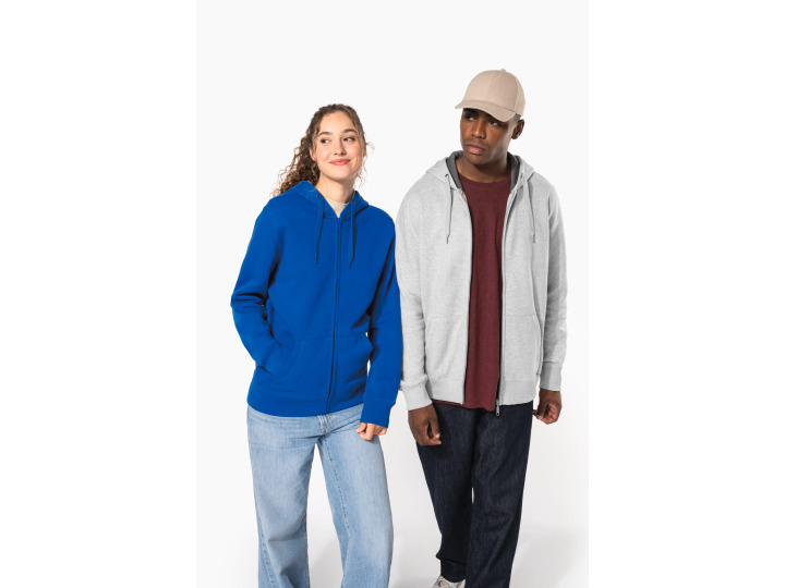 TTK444  Sweatshirt zippé capuche unisexe