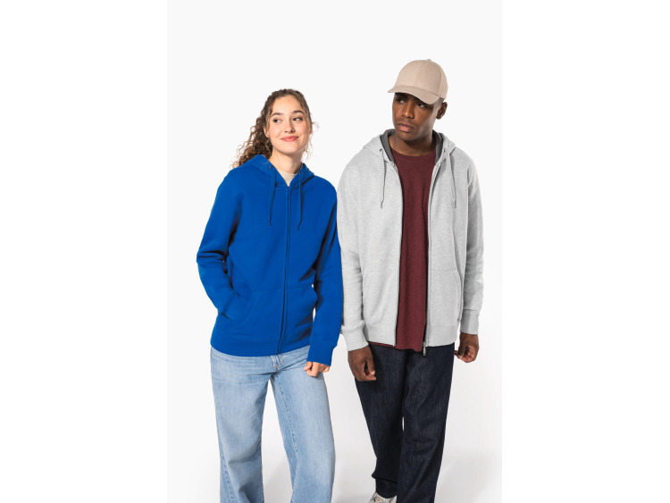 TTK444 - Sweat-shirt zippé capuche unisexe