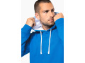 TTK446 - Sweat-shirt capuche contrast&eacute;e homme