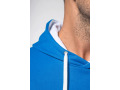 TTK446 - Sweat-shirt capuche contrast&eacute;e homme