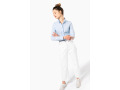 TTK530 - Chemise coton / &eacute;lasthanne manches longues femme