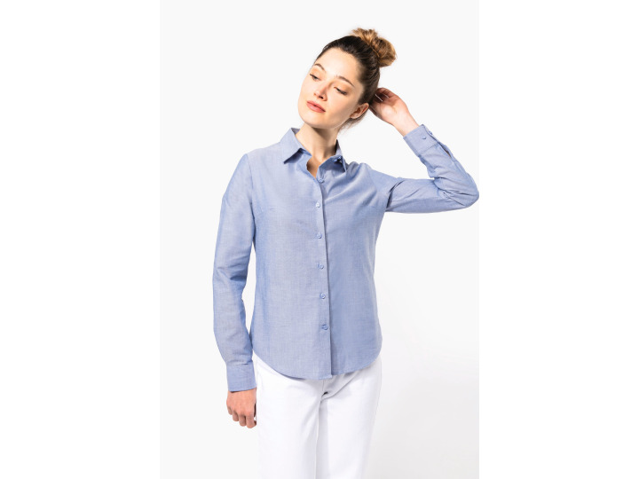 TTK534  Chemise Oxford manches longues femme