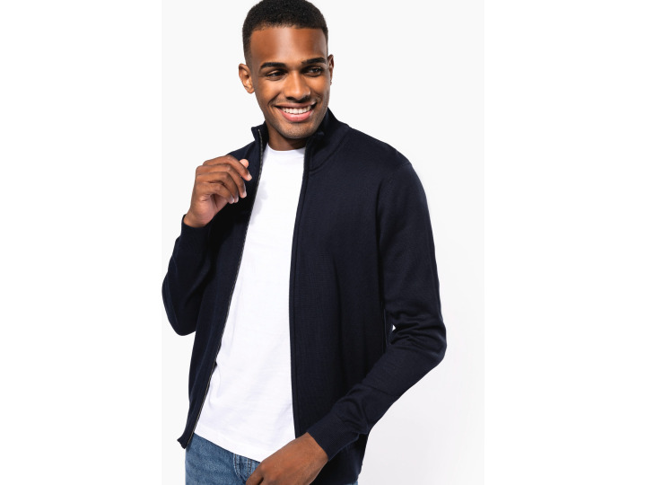 TTK961  Cardigan zippé homme