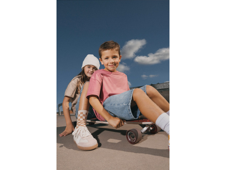 TTNS340  Tshirt écoresponsable à épaules tombantes enfant