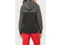 Veste molleton bicolore zippée à capuche écoresponsable unisexe - WK410