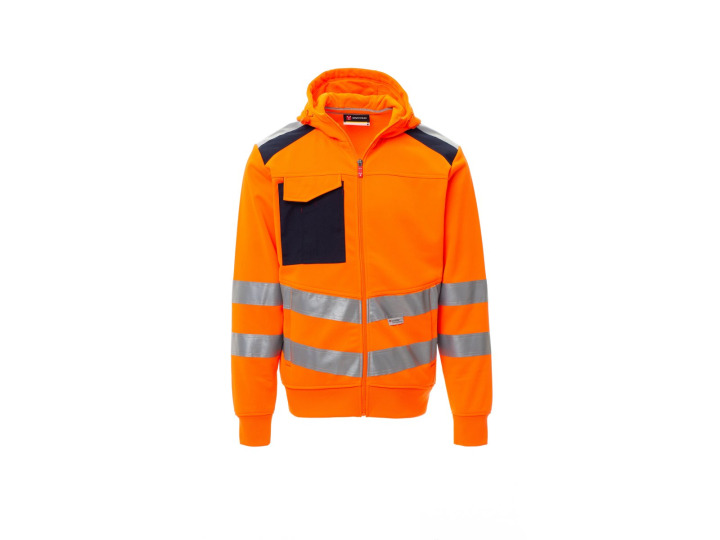 Veste sweat capuche réfléchissant  LEADER