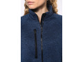 Veste zippée chinée femme - K9107