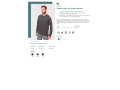 WK402 - Sweat-shirt col rond homme