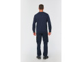WK403 - Sweat-shirt Day To Day zip poche contrast&eacute;e unisexe