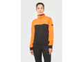 WK404 - Sweat-shirt &eacute;coresponsable col zipp&eacute; unisexe