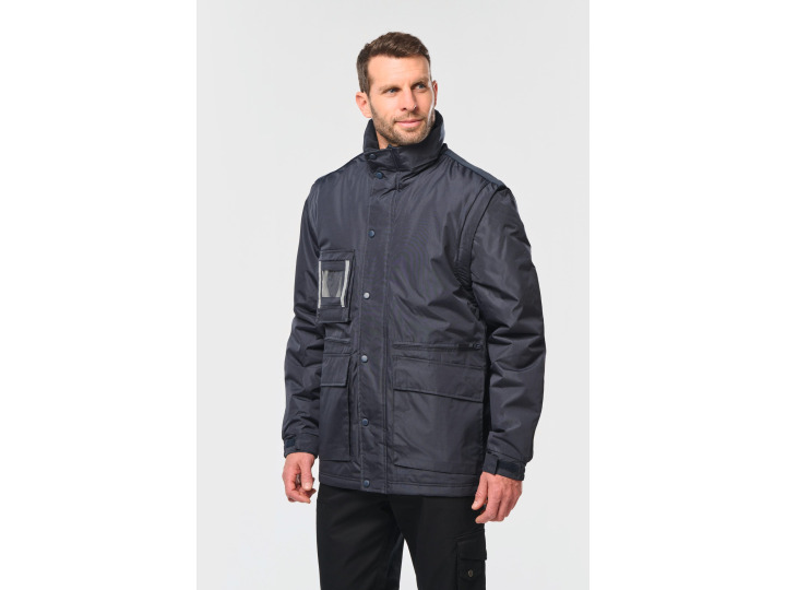 WK6106  Parka workwear manches amovibles homme